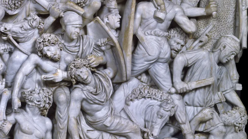 Palazzo Altemps - Sarcofago Colossale "Grande Ludovisi"